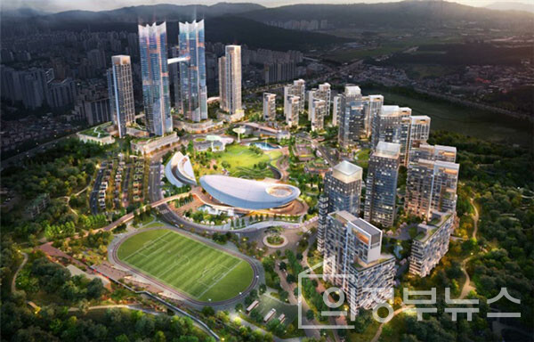 의정부시 도시공사 '용현동 306보충대 도시개발사업' 조감도